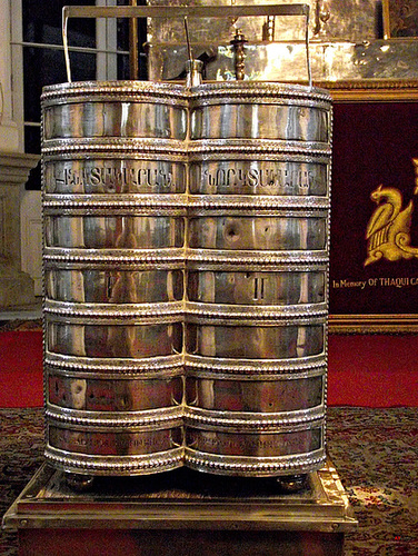 Silver bible holder