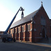 Peinture de clocher / Church tower painting - 8 octobre 2011