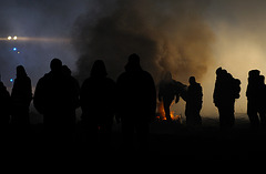 Kundgebung Laase - Strohfeuer - 111128 2012 DSC0439