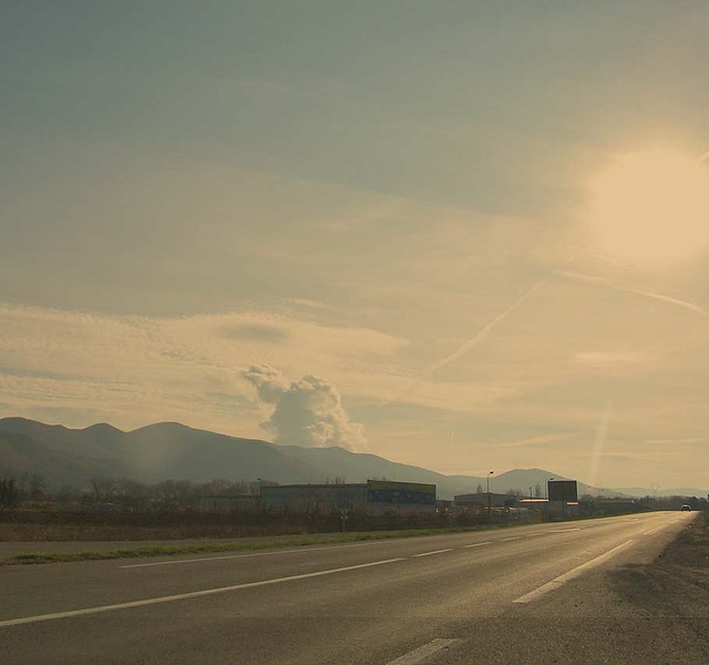 Depuis le bord de la route...