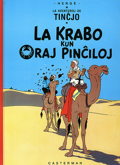 La Krabo kun oraj pinĉiloj / Le crabe aux pinces d'or