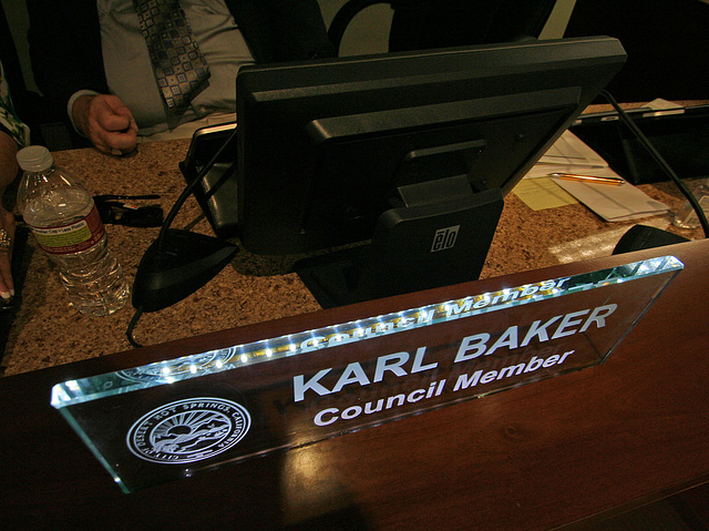 DHS City Council Meeting In The Rehabbed Carl May Center - Karl Baker (0596)