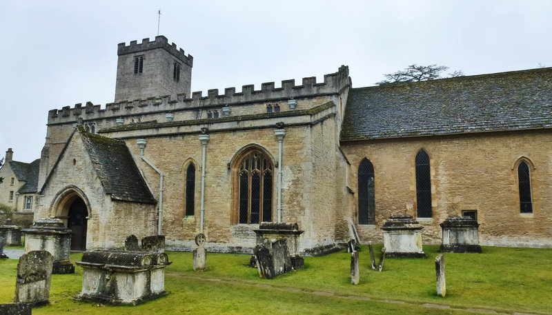 bibury church, glos.