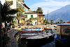 Kleiner Hafen in Limone
