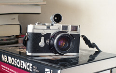 Leica M3 with Voigtlander view finder