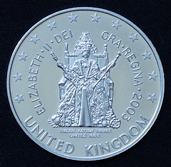 Union of England & Scotland coin (1 of 2).