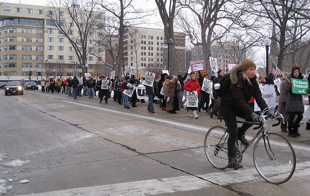 Madison, WI labor protest (3957)