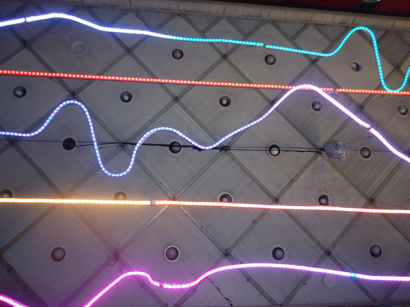 lignes lumineuses