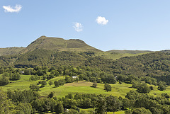 Landscape in Auvergne