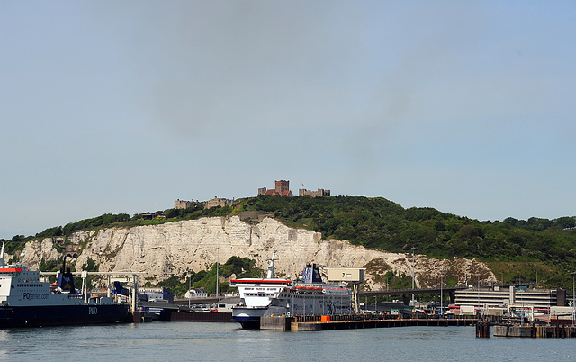 Dover Castle + Port of Dover