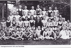 group of swimmers in Magdeburg - 1920