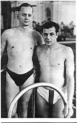 2 swimmers 1930'