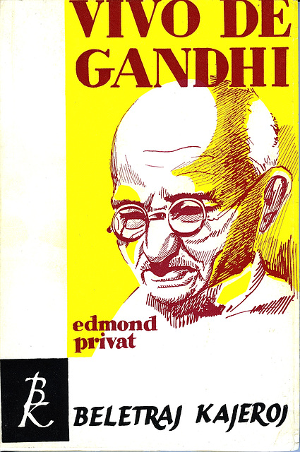 Vivo de Gandhi. Edmond Privat.