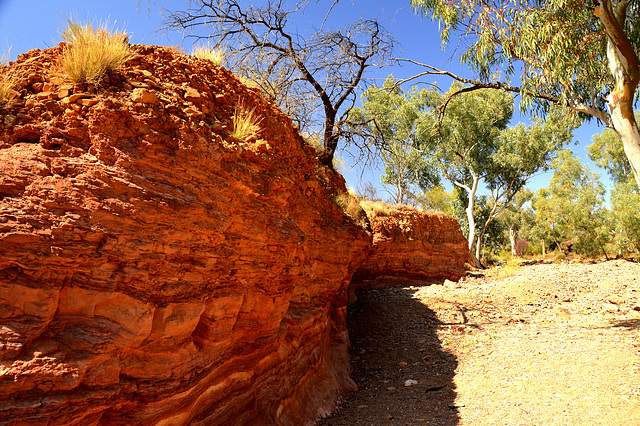 Aboriginal ochre wall