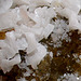 Dolomite blanche sur fluorite