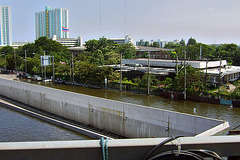 View down the flyover