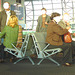 Mature trio / 3 Dames matures - Brussels airport -  October 19th 2008 - White faces / Visages blancs