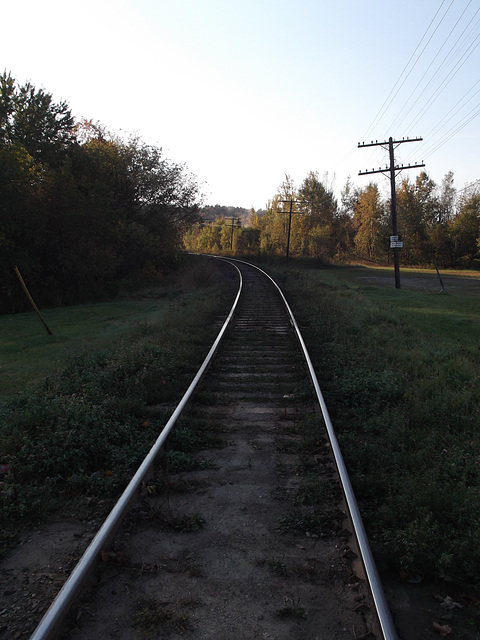 Waiting in vain for the train ....