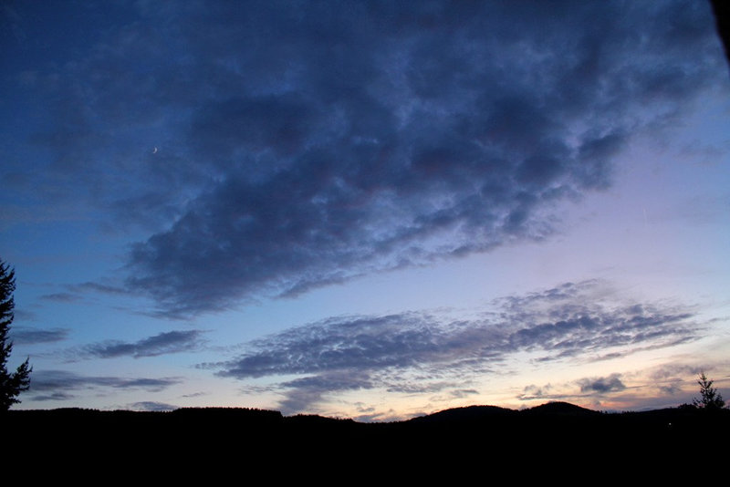 le soir tombe
