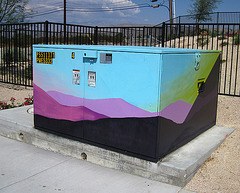 Decorated Utility Box At Hacienda Hills (0519)