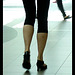Winnaars Lady in high heels / Jeune Dame Winnaars en talons hauts - Schiphol / 9 juillet 2011 - Recadrage