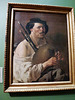 man playing bagpipes