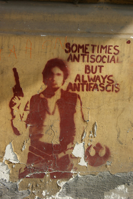 sometimes antisocial but always antifascist