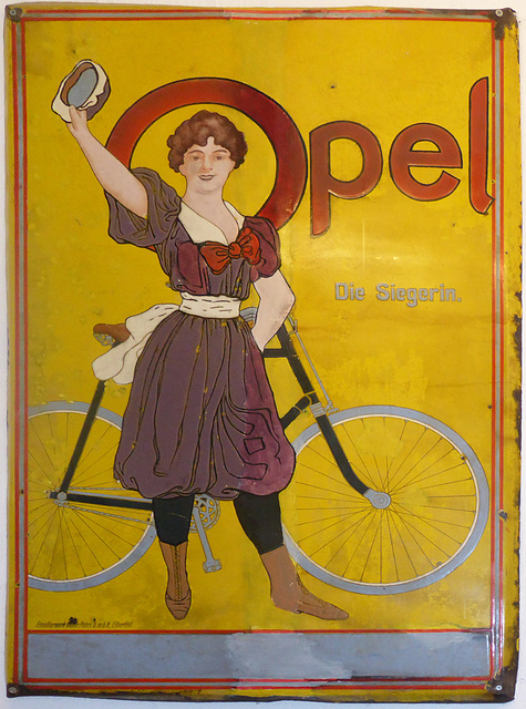 Opel Fahrradwerbung