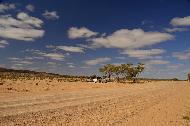 The road: Picnic stop