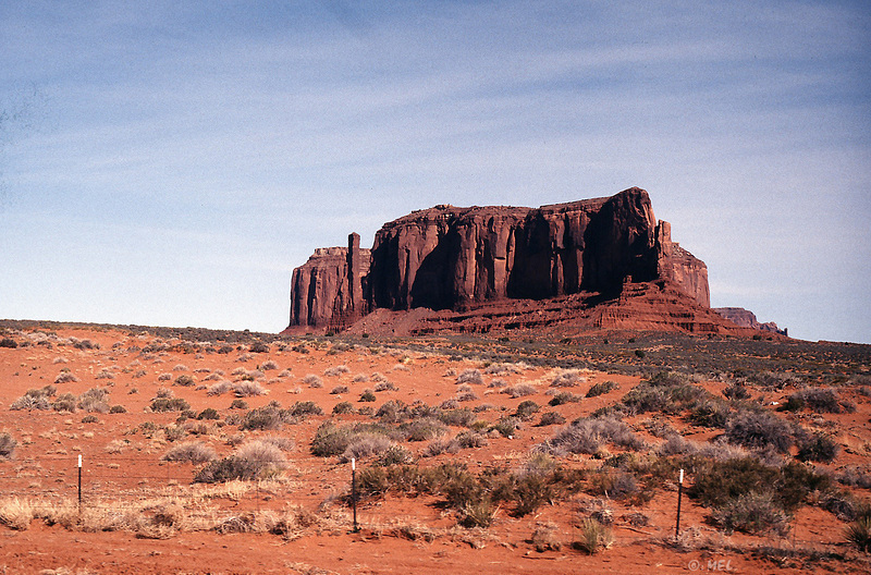 Der Zaun im Monument Valley, USA