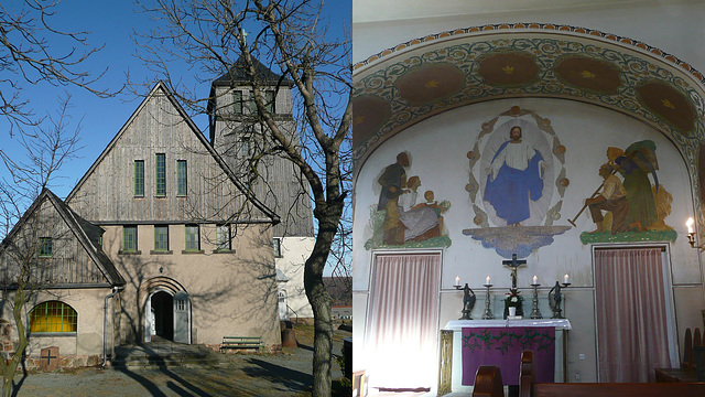 Kirche in Zinnwald bei Altenberg - Osterzgebirge