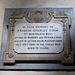 Memorial to Francis Stanley Cook, Cowlinge, Suffolk