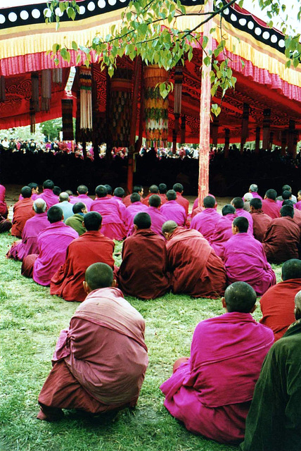 Monks. Labrang Monastery, Xiahe, China