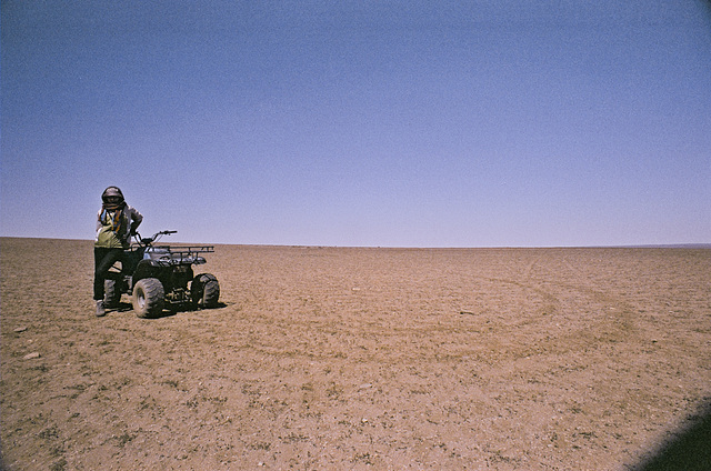 Four wheel in grasslands