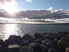 Le St-Laurent / St-Lawrence river -  20 novembre 2011