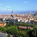 Tipa urbopanoramo el Piazzale Michelangelo