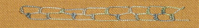 #69 - Buttonholed Double Chain stitch