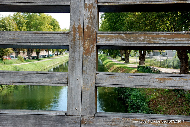 Depuis la passerelle du Pont Pasteur