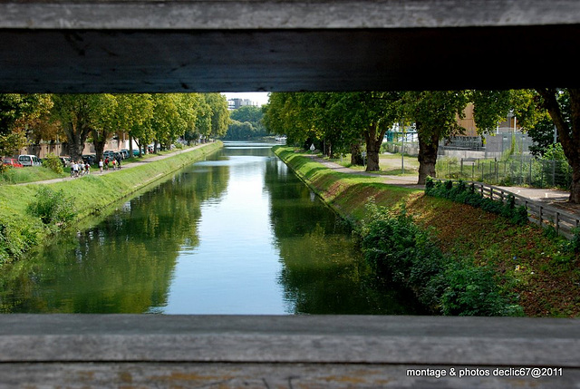 Depuis la passerelle du Pont Pasteur