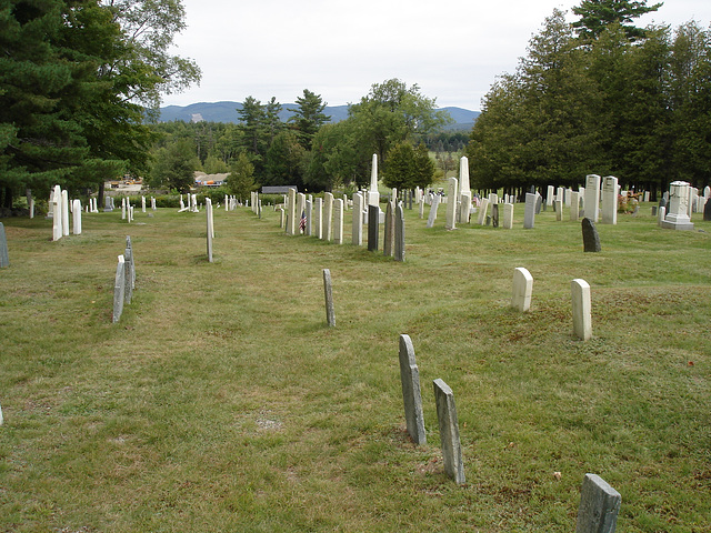 Bethlehem cemetery /  Maplewood, New Hampshire (NH). USA / 6 septembre 2009