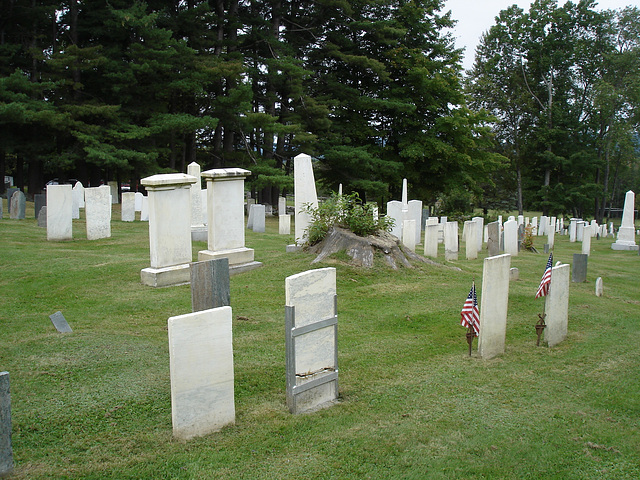 Bethlehem cemetery /  Maplewood, New Hampshire (NH). USA / 6 septembre 2009