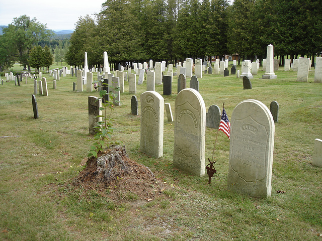 Bethlehem cemetery /  Maplewood, New Hampshire (NH). USA / 6 septembre 2009