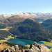 Lac de Davos et les Alpes grisonnes