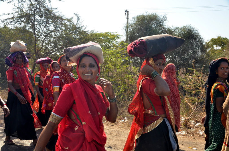 Pilgrims. Gujarat, India