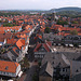 Goslar viewed from the tower of the Marktkirche.