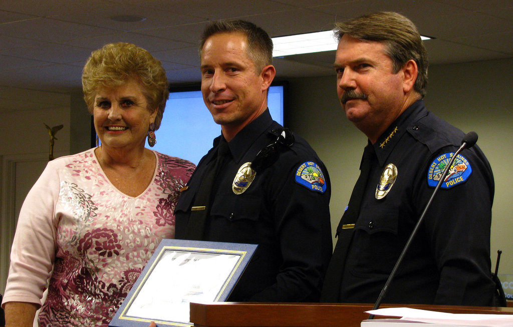 Mayor Parks - Officer Nicolas Botich - Chief WIlliams (2414)