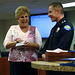 Mayor Yvonne Parks & Officer Nicolas Botich (2410)