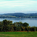 Le lac de Morat et les Alpes...