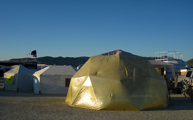 Gold Lamé Shelter (0097)