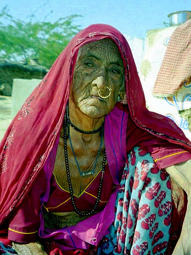 Desert tribal woman